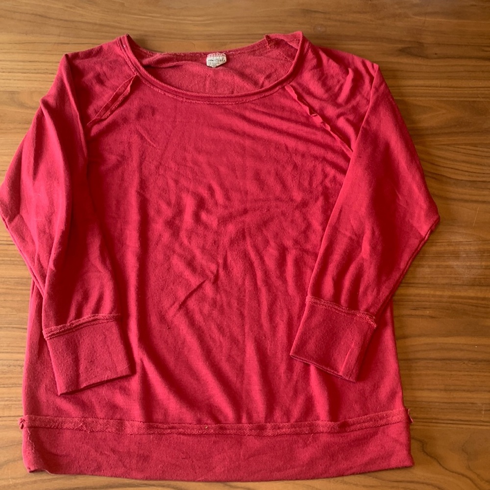 Red sweater